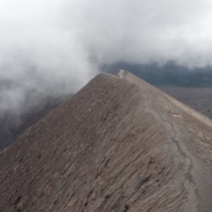 The path on the ridge of Bromo